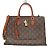 Borsa Tote Monogram Flower Louis Vuitton M43770 Marrone Monogramma