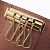 4 Schlüsselhalter Monogramm Louis Vuitton Braun - Ansicht 9