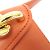 Borsa a Spalla Mount Chain di Bottega Veneta Arancione - vista 12
