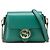 Gucci Verde Piccolo Dollar in Pelle di Vitello Interlocking G Crossbody