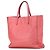 Borsa tote morbida Saffiano rosa Prada - vista 2