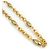 Collana in metallo con perle finte dorate Chanel Coco Mark D'oro