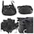 Borsa a spalla in satin nero Givenchy  - vista 3
