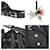 Borsa a spalla in satin nero Givenchy  - vista 4