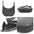 Bolso de hombro de cuero negro Burberry - vista 3