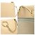 Borsa a Spalla Chloé FAYE in Rosa Beige - vista 4