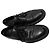 Scarpe Derby stringate Saint Laurent in pelle nera - vista 3