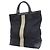 Borsa tote in tela e pelle Gucci Nero Blu navy - vista 2