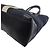 Borsa tote in tela e pelle Gucci Nero Blu navy - vista 4