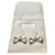 Orecchini a nodo Chloé ottone dorato e strass Gold hardware  - vista 4