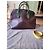 Borsa a mano Mulberry in pelle nera e rosso scuro Nero Bordò - vista 2
