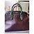 Borsa a mano Mulberry in pelle nera e rosso scuro Nero Bordò - vista 4
