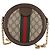 GUCCI GG Marmont Web Sherry Linea Borsa a Catena PVC Beige Oro 550618 Auth 131980M D'oro - vista 2