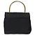 PRADA Borsa a Mano Nylon Nero Oro Auth 131867 D'oro - vista 2