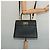 Borsa a mano in pelle Gancini Salvatore Ferragamo 2 in 1 Nero Oro Auth ep9613 - vista 23