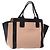 Chloé Borsa tote in pelle Chloe Alison rosa e nera Auth gh323 Nero