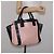 Chloé Borsa tote in pelle Chloe Alison rosa e nera Auth gh323 Nero - vista 19