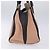 Chloé Borsa tote in pelle Chloe Alison rosa e nera Auth gh323 Nero - vista 4