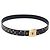 LOUIS VUITTON Multicolor LV cut Gürtel Schwarz M6890 Authentisch yk18733V