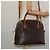 Céline Borsa a mano in tela Macadam CELINE in pelle PVC 2 in 1 marrone oro Auth 131004 D'oro - vista 21