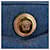 Borsa a Spalla con Catena VERSACE Denim Blu Oro Auth 118959M D'oro  - vista 18