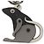 LOUIS VUITTON Monogram Eclipse Portachiavi LV Rat Charm M68835 LV Auth 128809M Monogramma - vista 4