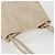 CHANEL Borsa Tote in Pelle di Pecora Beige Oro CC Auth 118935V D'oro - vista 14