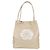 CHANEL Borsa Tote in Pelle di Pecora Beige Oro CC Auth 118935V D'oro - vista 2