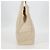 CHANEL Borsa Tote in Pelle di Pecora Beige Oro CC Auth 118935V D'oro - vista 3