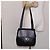 Borsa a Spalla Gancini in Pelle Nera e Argento di Salvatore Ferragamo Auth gh280 Nero - vista 22