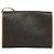 Bolso de hombro de lona de panal PVC negro y dorado Christian Dior Auth ep9643 - vista 2