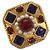 Spilla CHANEL metallo oro CC Auth BA3720 D'oro