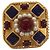 Spilla CHANEL metallo oro CC Auth BA3720 D'oro - vista 2