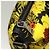 PRADA Borsa a Mano Nylon 2 vie Giallo Argento Auth 128406 - vista 10