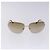 Occhiali da sole PRADA Metallo Oro CC Auth yk18756 D'oro - vista 2