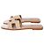 Oran Hermès Chaussure HERMES en Cuirs exotiques Beige - 102744 - vue 4