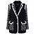 Chanel 13K$ Runway Black Jacket Sequin Embellishment 34 FR