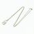 Collana Louis Vuitton Silver Lockit UNICEF Argento - vista 3