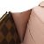 Borsa a spalla portafoglio Croisette in damier Louis Vuitton Rosa - vista 8