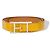 Hermès HERMES Accessoire aus exotischem Leder Gelb - 102732