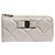 Salvatore Ferragamo Cartera de cuero gris acolchada