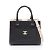 Borsa a Spalla Chanel Neo Executive Tote Nero Crudo