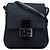 Borsa a tracolla in tela Zucchino blu Fendi Blu navy
