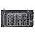 Louis Vuitton Black Monogram Eclipse Flash Fragment iPhone-Hülle Schwarz