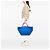 Borsa da Spiaggia Lindy in Toile Blu Hermès - vista 10