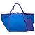 Borsa da Spiaggia Lindy in Toile Blu Hermès - vista 11
