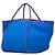 Borsa da Spiaggia Lindy in Toile Blu Hermès - vista 2