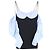 Robe Mini Drapée Superposée David Koma en Coton Bleu et Noir