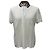 Polo T-shirt em algodão branco com gola trim Web Gucci