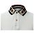 Polo T-shirt em algodão branco com gola trim Web Gucci - vista 4